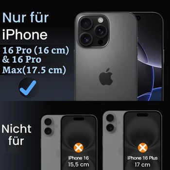 Ochranný kryt JETech pre iPhone 16 Pro/16 Pro Max, titánovo čierny