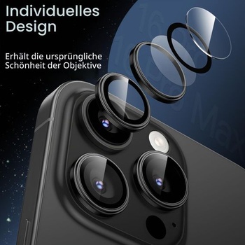 Ochranný kryt JETech pre iPhone 16 Pro/16 Pro Max, titánovo čierny