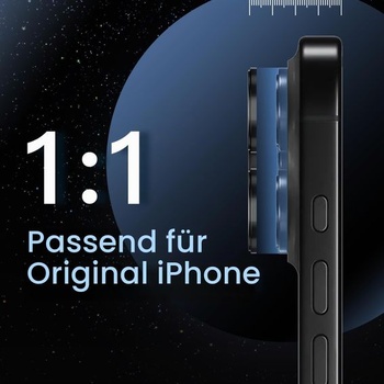 Ochranný kryt JETech pre iPhone 16 Pro/16 Pro Max, titánovo čierny