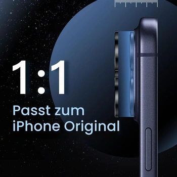 Ochranný kryt JETech pro iPhone 17 Pro/17 Pro Max, černý
