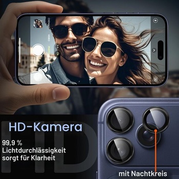 Ochranný kryt JETech pre iPhone 17 Pro/17 Pro Max, čierny