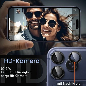 Ochranný kryt JETech pro iPhone 17 Pro/17 Pro Max, černý