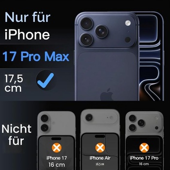 Ochranný kryt JETech pre iPhone 17 Pro Max, tmavo modrá, 1 balenie
