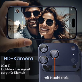 Ochranný kryt JETech pro iPhone 17 Pro Max, tmavě modrá, 1 balení