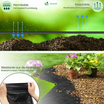 Rouno Vounot proti burine 2 x 25 m