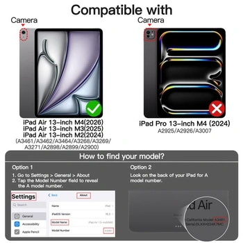 Magnetické odnímatelné pouzdro JETech pro iPad Air 13