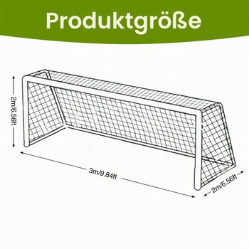Futbalová sieť 3x2 m, veľkosť bránkovej siete 3x2 m, náhradná sieť z polypropylénových vlákien na