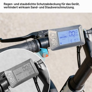 Kryt EasyByMall pre elektrické kolesá, silikónový ochranný kryt pre displej, elektrobicykel, vodotesný,