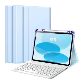 Pouzdro s klávesnicí EYERIYO pro iPad modrá