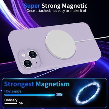 Púzdro pre iPhone 13 kompatibilné s MagSafe, prémiové silikónové púzdro s podšívkou z mikrovlákna