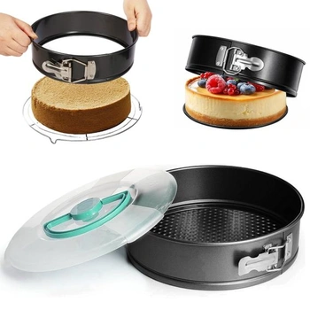 Kulatá dortová forma s víkem o průměru 24 cm, kulatá forma…