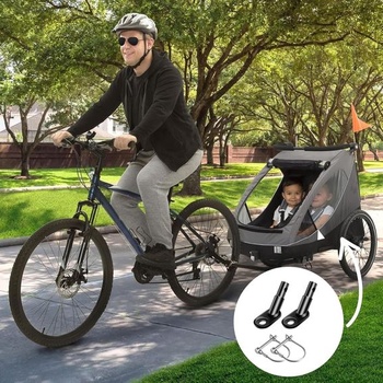 2dielne ťažné zariadenie pre príves bicykla, spojovacie zariadenie pre príves bicykla,