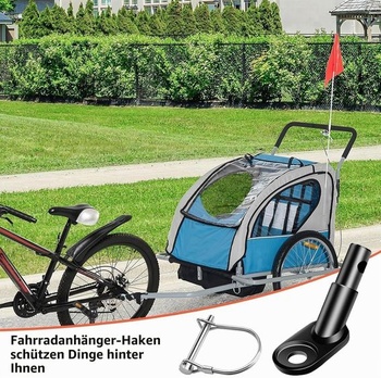 2dielne ťažné zariadenie pre príves bicykla, spojovacie zariadenie pre príves bicykla,