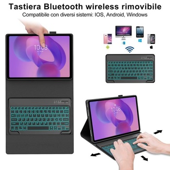 Klávesnice IVEOPPE pro Lenovo Idea Tab Plus 12,1 palce 2025