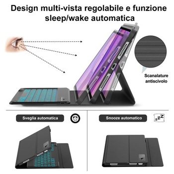 Klávesnice IVEOPPE pro Lenovo Idea Tab Plus 12,1 palce 2025