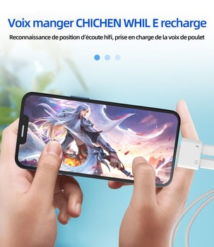 Adaptér Lightning Jack 2 v 1 (balenie 2 ks) Nabíjací kábel s dvojitým konektorom, príslušenstvo,