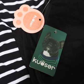 Kuoser psie overal po operácii a kastrácii - chirurgický oblek pre sučky - tmavý 3XL