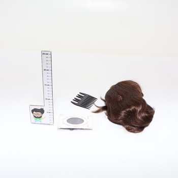 Krátka parochňa BARSDAR 40 cm hnedá