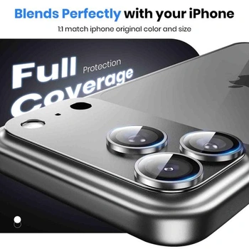 Ochranný kryt fotoaparátu Hoerrye pro iPhone 17 Pro, stříbrný, 1 kus, bílý iPhone 17 Pro