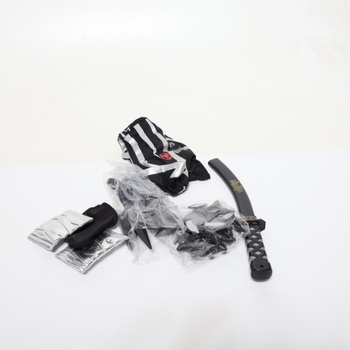 Spooktacular Creations Luxusná čierna sada kostýmov ninja s ninja penou doplnky Hračky pre deti