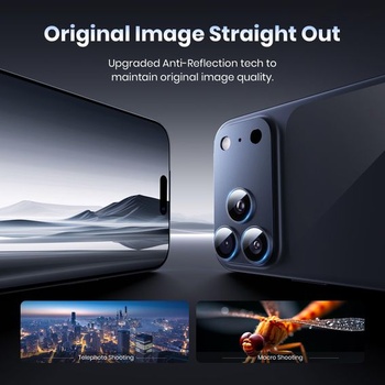 Ochranný kryt fotoaparátu Hoerrye pro iPhone 17 Pro, tmavě modrý, 1 kus modrý iPhone 17 Pro