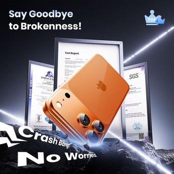 Ochranný kryt fotoaparátu Hoerrye pro iPhone 17 Pro, oranžový, 1 kus oranžový iPhone 17 Pro