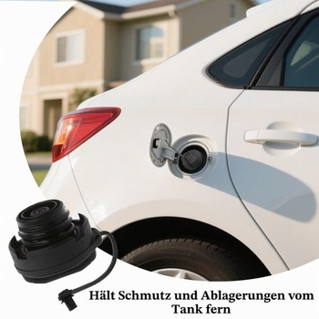 Viečko palivovej nádrže s poistným pásikom, viečko palivovej nádrže do auta, uzáver nádrže pre VW Polo