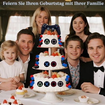 Herná dekorácia na torty, 30 kusov narodeninových dekorácií Herná dekorácia na torty