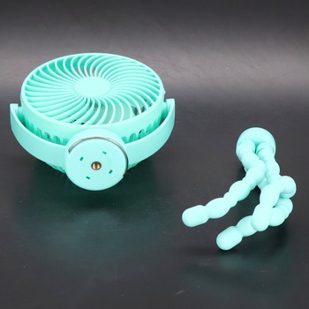 Ventilátor do kočíka Hianjoo s LED, ľahký, 5200 mAh malý stolný ventilátor, kempingový ventilátor