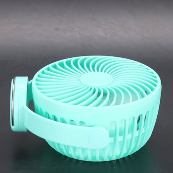 Ventilátor do kočárku Hianjoo s LED, lehký, 5200 mAh malý stolní ventilátor, kempingový ventilátor