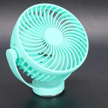 Ventilátor do kočíka Hianjoo s LED, ľahký, 5200 mAh malý stolný ventilátor, kempingový ventilátor