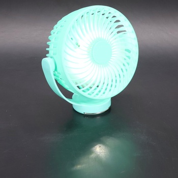 Ventilátor do kočíka Hianjoo s LED, ľahký, 5200 mAh malý stolný ventilátor, kempingový ventilátor