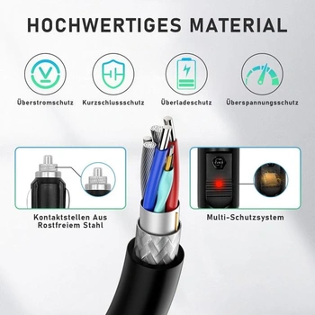 Univerzální 12V 5A napájecí adaptér do auta, USB kabel 5,5x2,5 mm, 1m, 8 adaptérů, adaptér s
