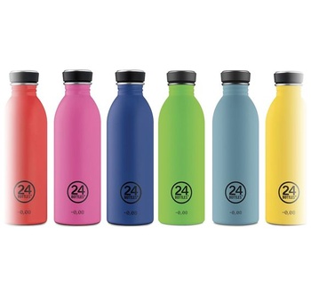 24BOTTLES Urban - Limetkovo zelená fľaša na vodu 1000 ml