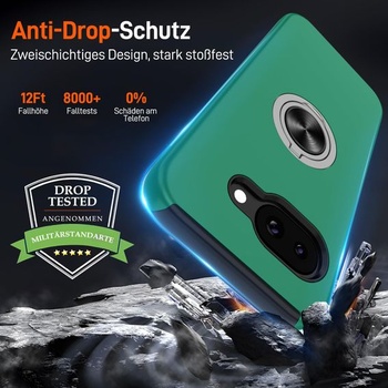 Puzdro na telefón pre Google Pixel 9A s 2 ochrannými fóliami na displej [360° neviditeľný otočný