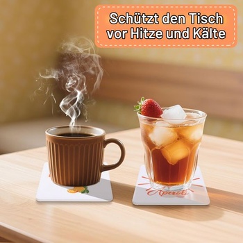 Darčeková sada Hejo 14 kusov Aperol Spritz, 8 plstených podtáckov Aperol, 6 bielych slamiek