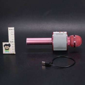 GeschenPark detský mikrofón, bezdrôtový Bluetooth mikrofón Hračky pre dievčatá 3-10 rokov Darčeky pre deti