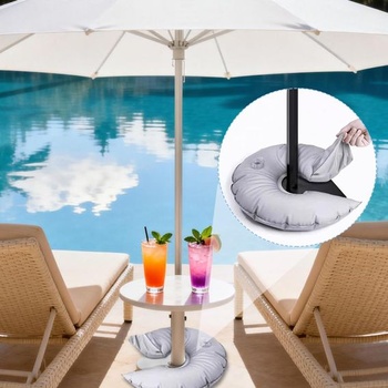 2 plniteľné závažia pre podstavce slnečníkov, vodné závažia 50 cm/65 cm, závažia v tvare U v tvare