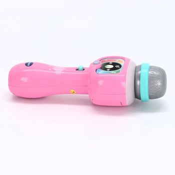 VTECH – Super Micro Magic'Fun Pink, bezdrôtový karaoke mikrofón pre deti, svetelný Bluetooth
