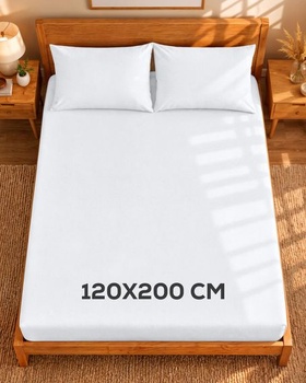 Posteľná bielizeň Utopia Jersey napínacia prestieradlo biela 120 x 200 cm 120 x 200 cm biela