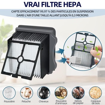 Náhradný kefový valček a HEPA filter pre mokro-suché vysávače Tineco Floor One S5/S5 Pro/S5