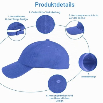 Unisex baseballová čiapka Aomig, retro baseballová čiapka pre mužov a ženy, nastaviteľná čiapka s
