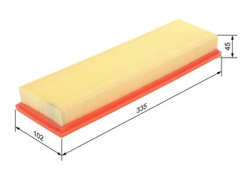Vzduchový filter BOSCH 1457433158