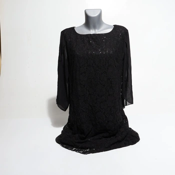 Dámske čierne šaty vel.2XL