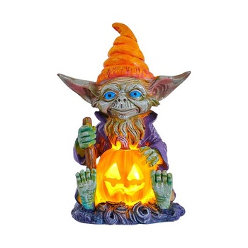 Halloweenska dekorácia tekvicová lampáš, jesenné dekorácie tekvicová figúrka trpaslíka tekvicová figúrka s