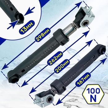 2x Tlmiče nárazov práčky 100N Ø13mm C00309597 pre Indesit a Ariston