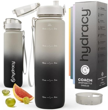 Fľaša na vodu Hydracy Motivation s časovačom a ovocným…