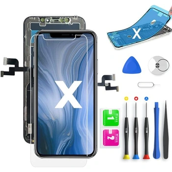 QTlier displej pre iPhone X Náhradná dotyková obrazovka LCD…