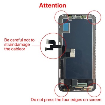 QTlier displej pre iPhone X Náhradná dotyková obrazovka LCD displej digitalizátor iPhone X rám