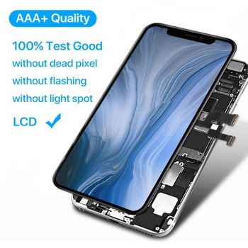 QTlier displej pre iPhone X Náhradná dotyková obrazovka LCD displej digitalizátor iPhone X rám